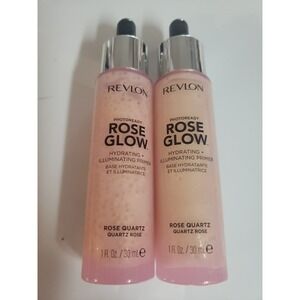 (2x) Revlon Photoready Rose Glow Hydrating + Illuminating Primer Rose Quartz 1oz
